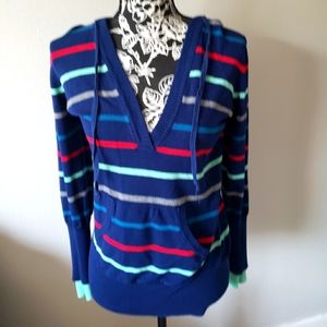 Rue21 sweater blue multi-colored